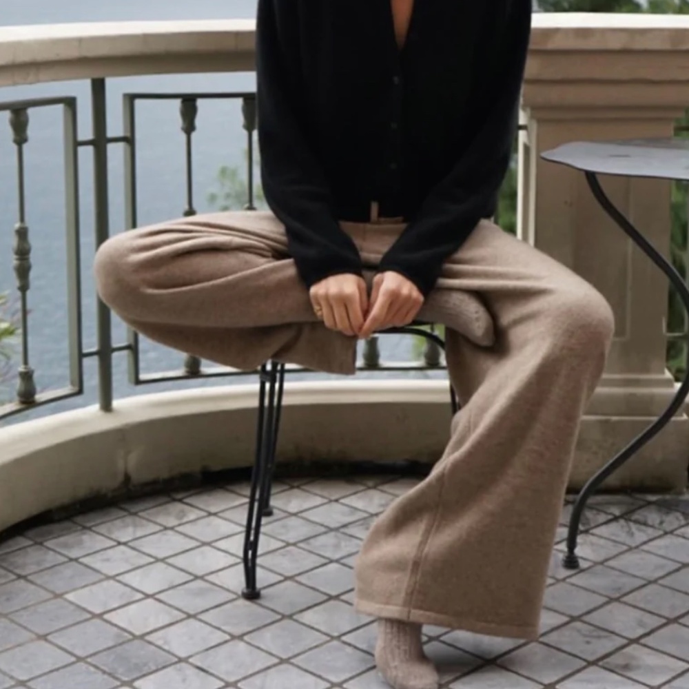 Beachwood Baby The Rocio Cashmere Pants // Rye - Picture 2 of 3